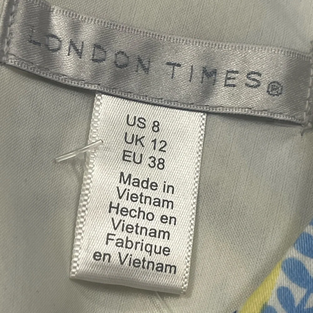 NWT London Times Dress Size 8 - Picture 4 of 6